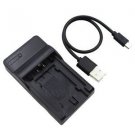 Battery USB Charger for Panasonic DMC-FZ8EGM DMC-FZ8GC DMC-FZ8GD DMC-FZ8GK