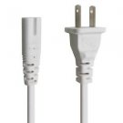 WT AC Power Cord 2 Prong US For Vizio Smart HDTV LED TV LCD 55"