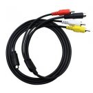 AV A/V Audio Video TV-OUT Cable Cord Wire For Sony Camcorder Handycam DCR-SR47/e