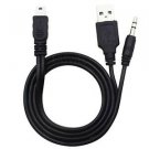 3.5mm and USB to Mini USB Power Charger Cable for Nakamichi Mini Speaker Cube