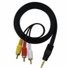 3.5mm AV A/V Audio Video TV Cable Cord Lead For Audiovox Portable DVD Player