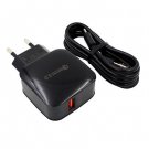 EU QC 3.0 Quick Charger Adapter USB Data Cable For Lenovo Miix 320 Tablet PC