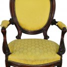 17240 Victorian Walnut Gents Chair