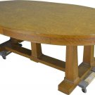 17985 Oval Oak Conference Table-Eight Feet Long!!
