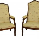 17384 Pair of Victorian Grape Carved Lady and Gent’s Chairs