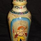 Marble Hand Painted Ganesha Peacock Flower Vase Pot Design Collectible Home Art Marble Hand Painted Ganesha Peacock Flower Vase Pot Design Collectible Home Art