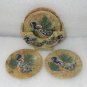 Marble Tea Coaster Peacock Art Dancing Beautiful Hand painted Home Decor Art