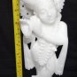 10" Iskon statue Deities Marble krishna lord sculpture handmade decor Fine Art