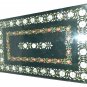 Size 4'X8' Marble Dining Center Table Top Marquetry Inlay Stone Home Decor H935