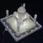 14"x14" Marble Taj Mahal Collectible Replica Rare Fine Home Decor Beautiful Art