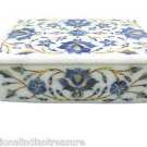 6"x4"x2" Marble Decorative Lapis Lazuli Handmade Jewelry Box Trinket Pietra Dura