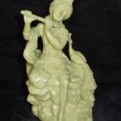 HINDUISM KRISHNA LOVE PASSION DEVOTION FIGURINE STATUE HINDU WITH PEACOCK ART