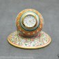 2.5" Marble Clock Handmade Hand painted Jaipur Art Home Decor Beautiful Gifts