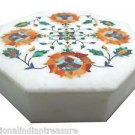 6"x6"x2" Marble Decorative Jewelry Box Trinket Hakik Handmade Pietra Dura Gifts 6"x6"x2" Marble Decorative Jewelry Box Trinket Hakik Handmade Pietra Dura Gifts