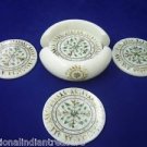 Marble Coaster Set Kitchen Accessories Paua Shell Pietra Dura Home Decor Gifts Marble Coaster Set Kitchen Accessories Paua Shell Pietra Dura Home Decor Gifts