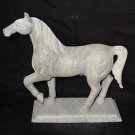 Marble Wild Rearing Horse Gorara Figurine Statue Sculpture Handmade Art