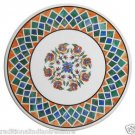 30" Marble Coffee Center Table Top Pietradure Lapis Hakik Gemstone Home Décor