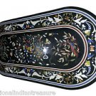 Size 2.5'X5' Marble Dining Table Top Inlay Pietradure Mosaic Art Home Decor H936