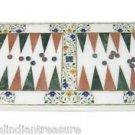 12"x20" Marble Side Table Top Malachite Pietra Dura Backgammon Board Game Art 12"x20" Marble Side Table Top Malachite Pietra Dura Backgammon Board Game Art