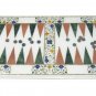 12"x20" Marble Side Table Top Malachite Pietra Dura Backgammon Board Game Art