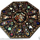 48" Marble Dining Coffee Table Top High Work Handmade Scagliola Art Home Decor 48" Marble Dining Coffee Table Top High Work Handmade Scagliola Art Home Decor