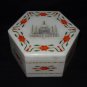 5"x3" Marble Mosaic Hakik Jewelry Box Taj Mahal Pietra Dura Home Decor Gifts