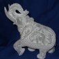 Marble Elephant Hand Carved Fine Work Rare Safari Turning Handmade Home Decor