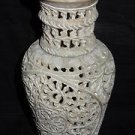 Marble Carved Vase Flower Pot Filigree Design Handmade Home Decor Collectible Marble Carved Vase Flower Pot Filigree Design Handmade Home Decor Collectible