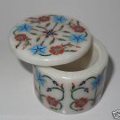 2"x2" Marble Carnelian Flower High Quality Work Jewelry Box Trinket Home Garden 2"x2" Marble Carnelian Flower High Quality Work Jewelry Box Trinket Home Garden