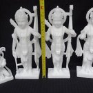 12" Ram HINDU GOD Darbar Ram Sita Laxman Hanuman Marble Statues Religious