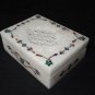 Marble Rare Jewelry Trinket Box Filigree Work Handmade Beautiful Home Decor New