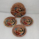 Marble Tea Coaster Mughal Art Shahjahan Mumtaz Mahal Hand painted Home Decor Art Marble Tea Coaster Mughal Art Shahjahan Mumtaz Mahal Hand painted Home Decor Art