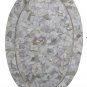 12"x20" Decorative Oval Marble Plate Mother Of Pearl Pietra Dura Handmade Gifts