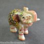 3" Marble Elephant Color Hand Painted Handmade Home Decorative Gifts Arts