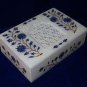 6"x4"x1.5" White Marble Jewelry Box Lapis Lazuli Handmade Home Decorative Gifts