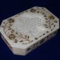 6"x4"x1.5" Rectangular Marble Jewelry Box Paua Shell Pietra Dura Mosaicy Gifts