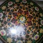 36" Black Marble Dining Coffee Table Top Marquetry Mosaic Pietra Dura Mosaic
