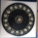24" Marble Round inlaid Fine Coffee Table Top Paua Shell Home Decor New