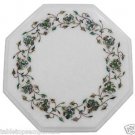 Size 12"x12" Marble Coffee Table Top Pauashell Gems Inlay Marquetry Garden Decor Size 12"x12" Marble Coffee Table Top Pauashell Gems Inlay Marquetry Garden Decor