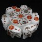 Marble Paua Shell Big Jewelry Box Trinket Six Round Elephant Xmas Art Gifts New