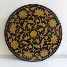 36" Black Marble Coffee Dining Table Top Inlay Fine Work Inlaid Handmade Art 36" Black Marble Coffee Dining Table Top Inlay Fine Work Inlaid Handmade Art