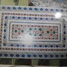 3'x2' Marble Inlaid Mosaic coffee Table Top Dining Rare Pietra Dura Floral Decor 3'x2' Marble Inlaid Mosaic coffee Table Top Dining Rare Pietra Dura Floral Decor
