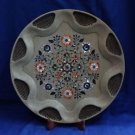 15" Marble Antique Plate Pietra Dura Marquetry Rare Paua Shell Fine Decor Gifts
