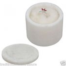 2"x2"x2" White Marble Jewelry Box Trinket Plain Handmade Polished Home Decor Art