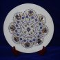 10" Marble Plate Inlaid Pietra Dura Paua Shell Decorative Home Decor Gifts