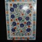 Marble Serving Tray Plate Lapis Lazuli Handmade Pietra Dura Inlay Home decor Art