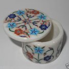 2"x2" Marble Carnelian Lapis Lazuli Jewelry Box Trinket Pietradura Turquoise Art