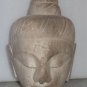 VERY NICE WHITE MARBLE STONE STATUE OF BUDDHA CALM & BLESSING POSTURE