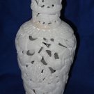 Marble Hand Carved Vase Flower Pot Lion Design Handmade Shopping Gifts Art