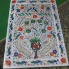12"x18" Marble Big Trays Tray Serving Dishes Peacocks Parrots Pietra Dura Inlaid